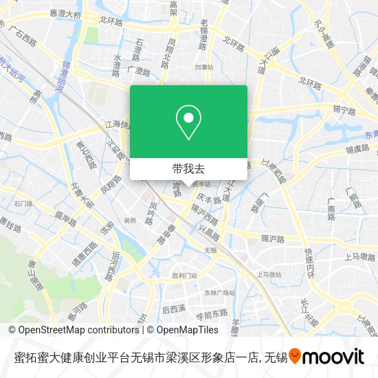 蜜拓蜜大健康创业平台无锡市梁溪区形象店一店地图