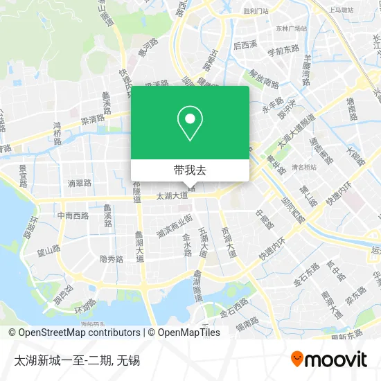 太湖新城一至-二期地图