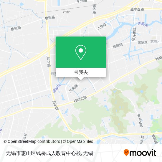 无锡市惠山区钱桥成人教育中心校地图
