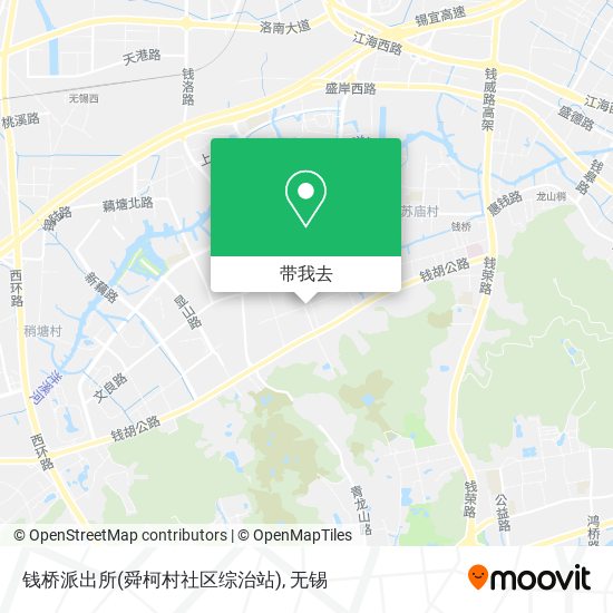 钱桥派出所(舜柯村社区综治站)地图