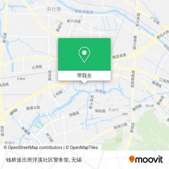 钱桥派出所洋溪社区警务室地图