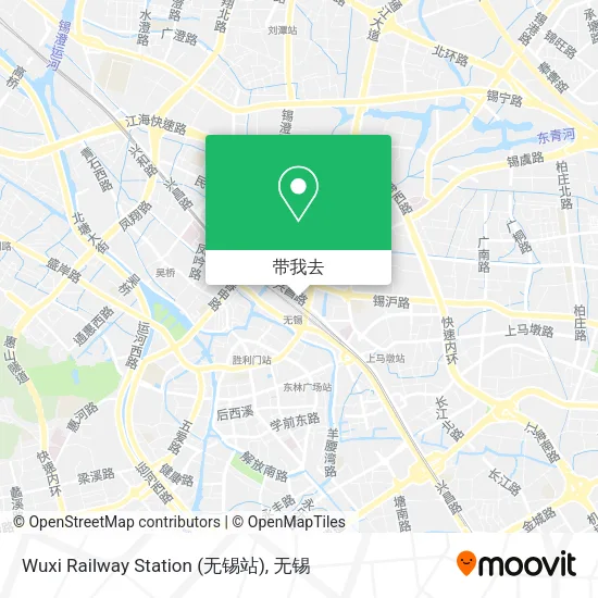 Wuxi Railway Station (无锡站)地图