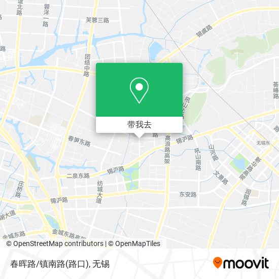 春晖路/镇南路(路口)地图