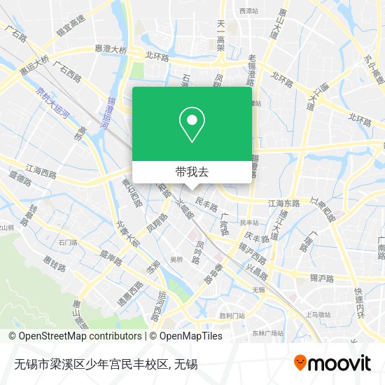 无锡市梁溪区少年宫民丰校区地图