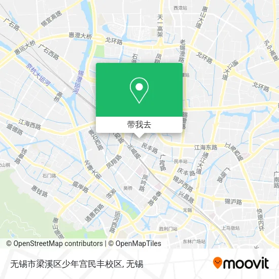 无锡市梁溪区少年宫民丰校区地图