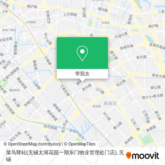 菜鸟驿站(无锡太湖花园一期东门物业管理处门店)地图