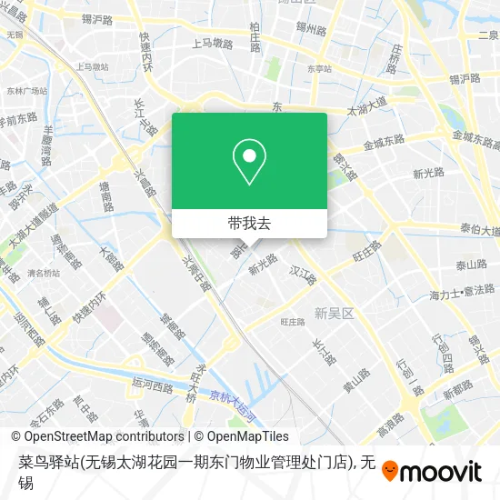 菜鸟驿站(无锡太湖花园一期东门物业管理处门店)地图