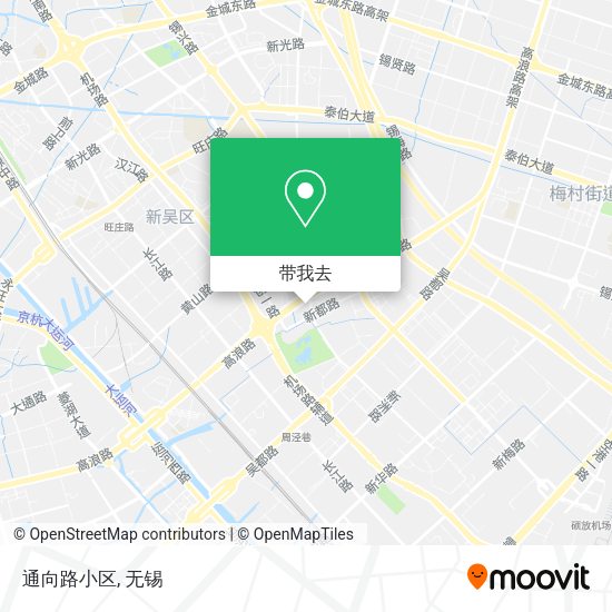 通向路小区地图