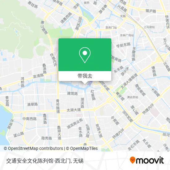 交通安全文化陈列馆-西北门地图