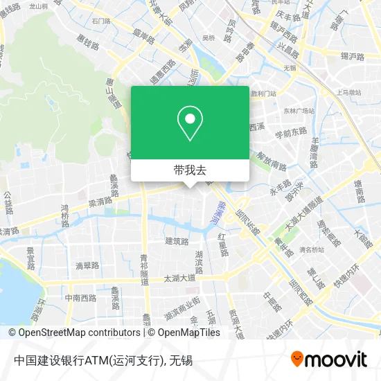 中国建设银行ATM(运河支行)地图