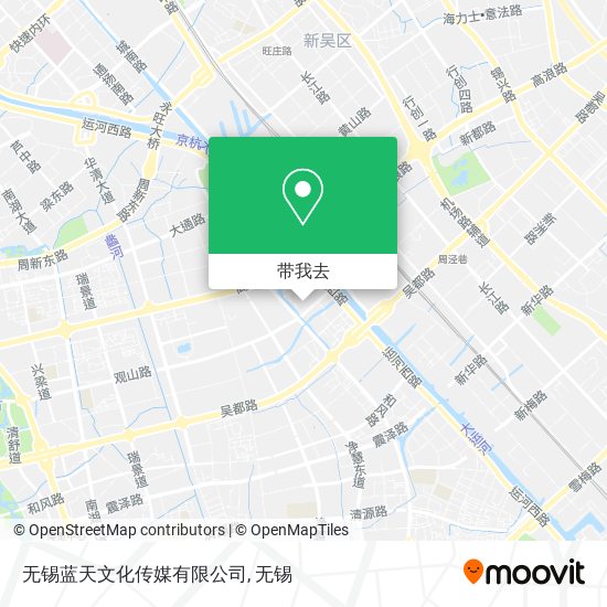 无锡蓝天文化传媒有限公司地图