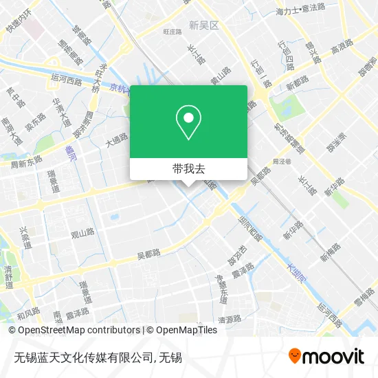 无锡蓝天文化传媒有限公司地图