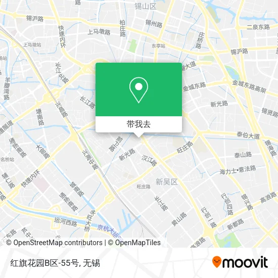 红旗花园B区-55号地图