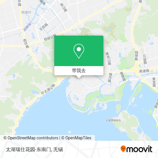 太湖瑞仕花园-东南门地图