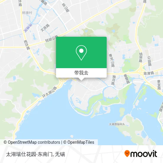 太湖瑞仕花园-东南门地图