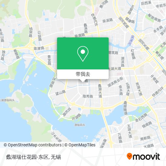蠡湖瑞仕花园-东区地图