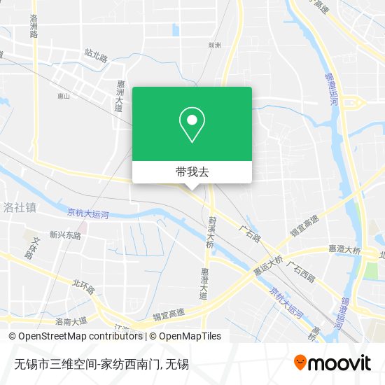 无锡市三维空间-家纺西南门地图