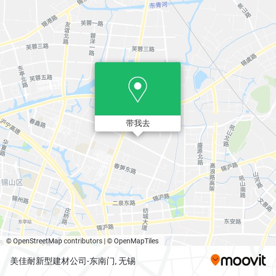 美佳耐新型建材公司-东南门地图
