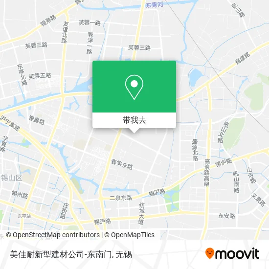 美佳耐新型建材公司-东南门地图