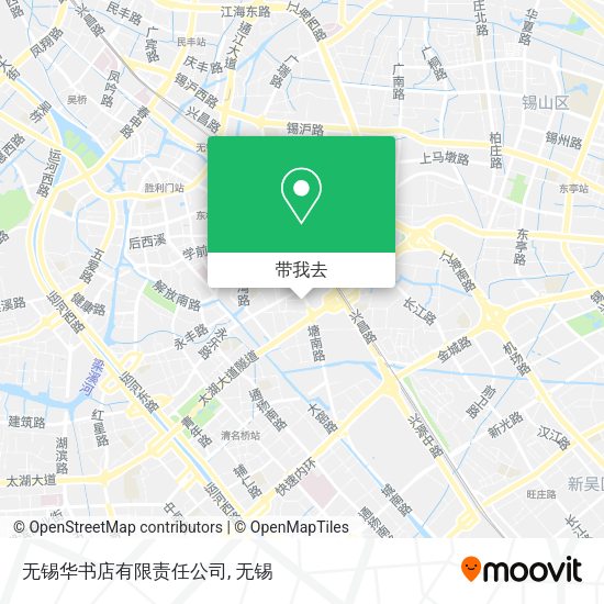 无锡华书店有限责任公司地图