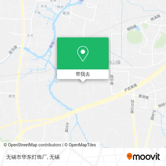 无锡市华东灯饰厂地图