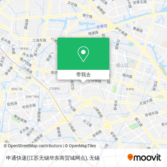 申通快递(江苏无锡华东商贸城网点)地图