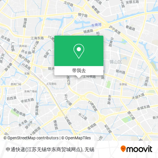 申通快递(江苏无锡华东商贸城网点)地图