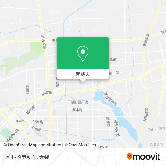 萨科骑电动车地图