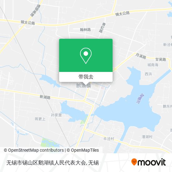 无锡市锡山区鹅湖镇人民代表大会地图
