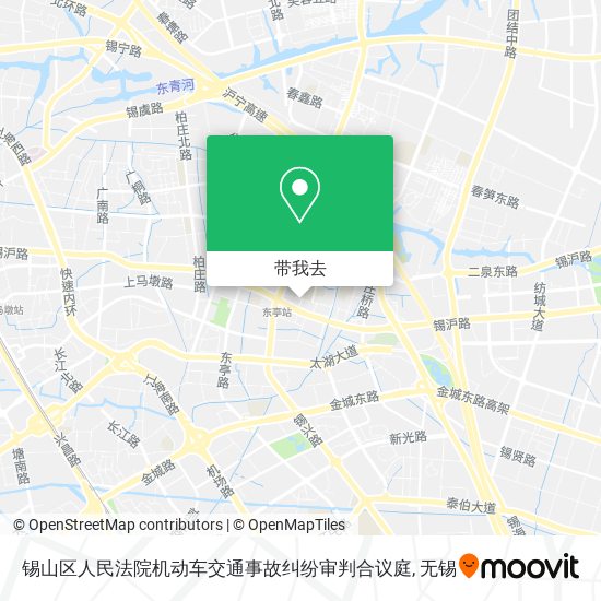 锡山区人民法院机动车交通事故纠纷审判合议庭地图