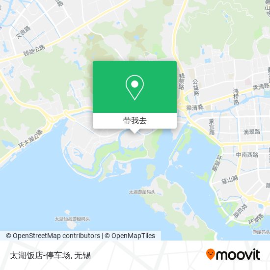 太湖饭店-停车场地图