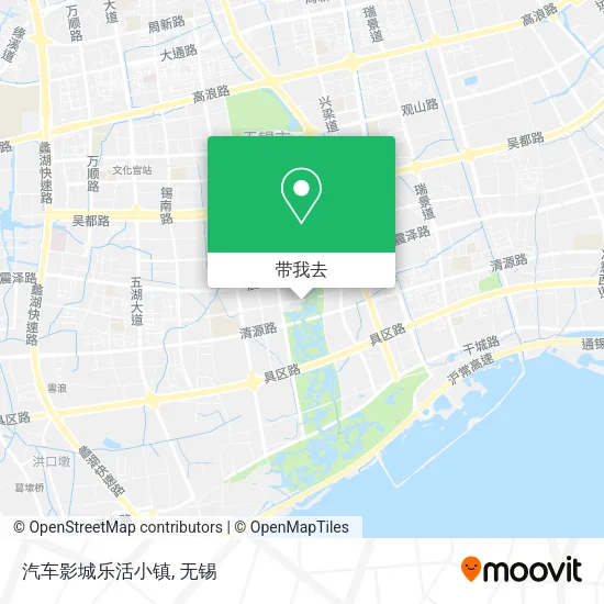 汽车影城乐活小镇地图