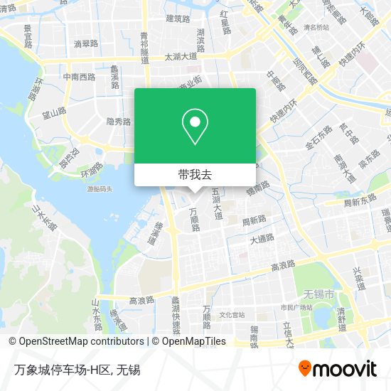 万象城停车场-H区地图