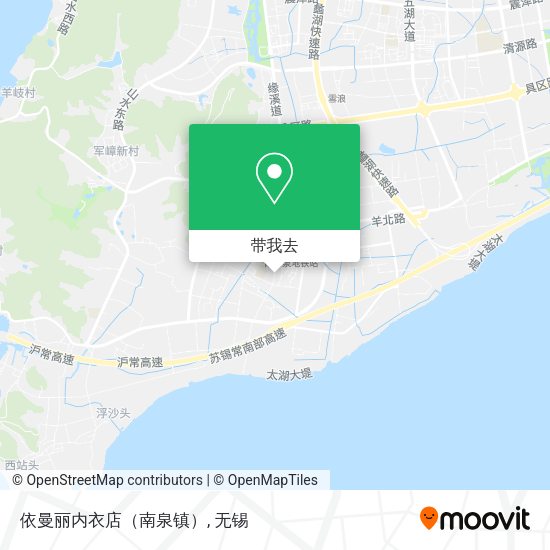 依曼丽内衣店（南泉镇）地图