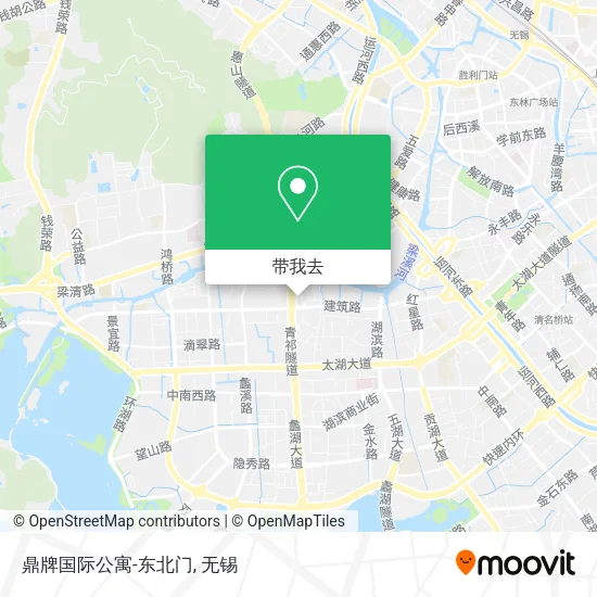 鼎牌国际公寓-东北门地图