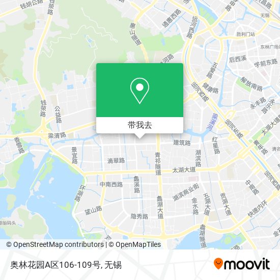 奥林花园A区106-109号地图