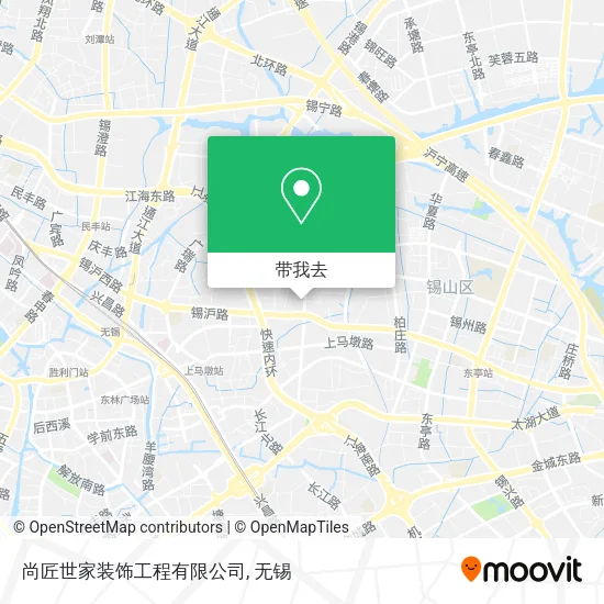 尚匠世家装饰工程有限公司地图