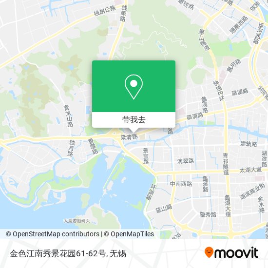 金色江南秀景花园61-62号地图