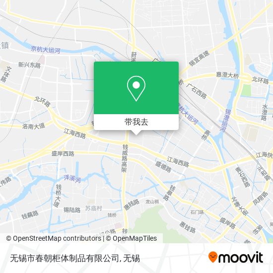 无锡市春朝柜体制品有限公司地图