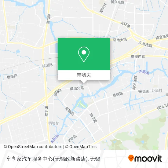 车享家汽车服务中心(无锡政新路店)地图