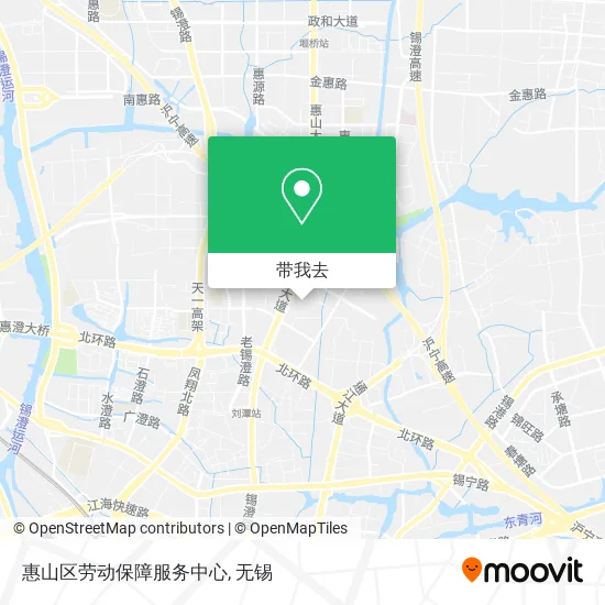 惠山区劳动保障服务中心地图