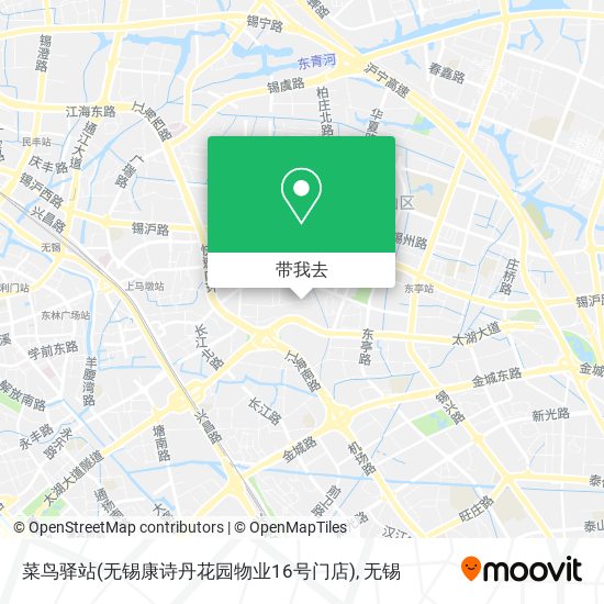 菜鸟驿站(无锡康诗丹花园物业16号门店)地图