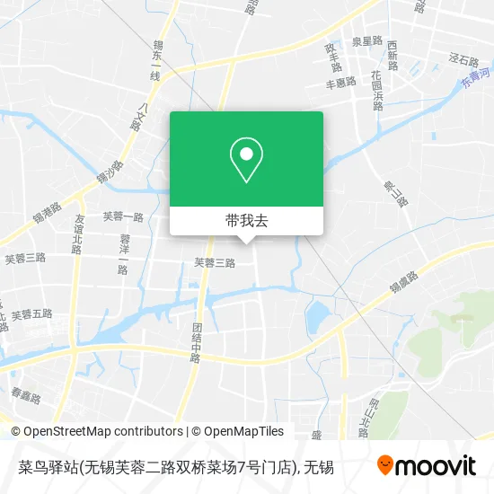 菜鸟驿站(无锡芙蓉二路双桥菜场7号门店)地图