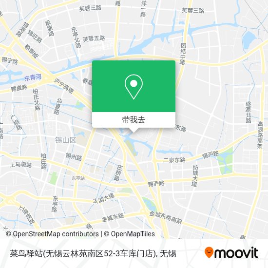 菜鸟驿站(无锡云林苑南区52-3车库门店)地图