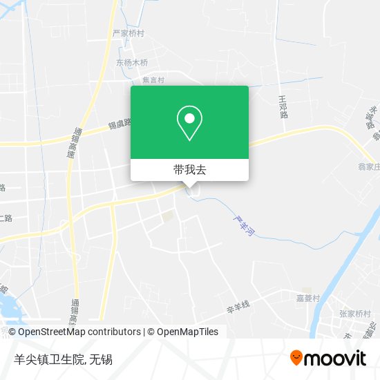 羊尖镇卫生院地图
