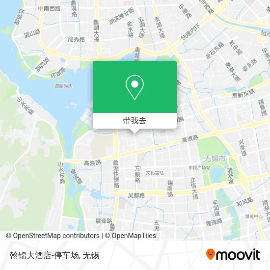 翰锦大酒店-停车场地图