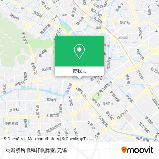 纳新桥堍顺和轩棋牌室地图
