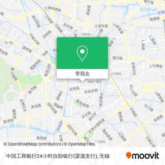 中国工商银行24小时自助银行(梁溪支行)地图