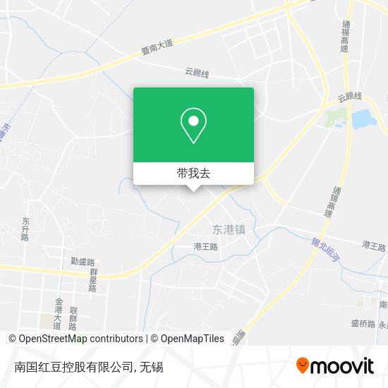 南国红豆控股有限公司地图