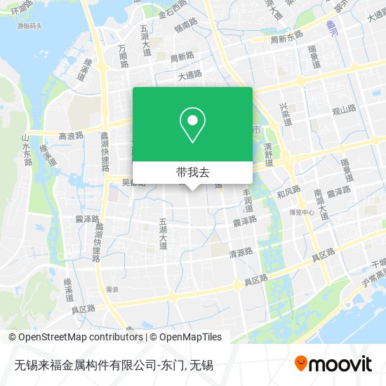 无锡来福金属构件有限公司-东门地图